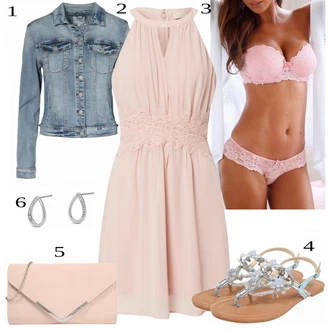 Outfit s Šedá Kabát/Podzimní bunda Vila "Lehký Outfit"