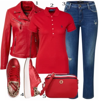 outfit mit Modra Kavbojke Replay "Lahka oblačila"
