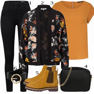 outfit mit Rumena Škorenj Tamaris "Lahka oblačila"
