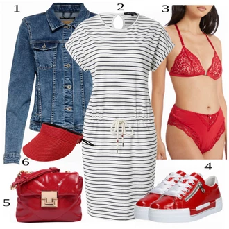 outfit mit Modra/Turkizna Denim Jakna Only "Lahka oblačila"