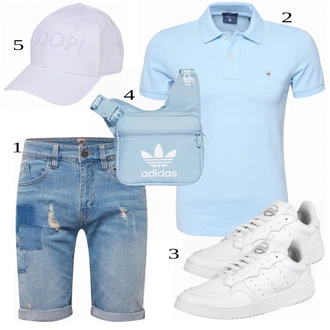 outfit mit Turkizna Majica "Priložnostna oblačila"