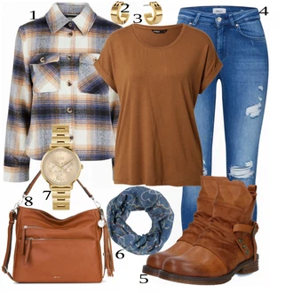 Outfit s Červená/Hnědá/Oranžová/Béžová Kozačka Kožená kotníková bota/Vintage Kotníková Bota/Kotníková Bota s Podšívkou/Plochá Kotníková Bota/Motorkářská bota/Bojová Bota Rieker "Lehké jarní outfity"