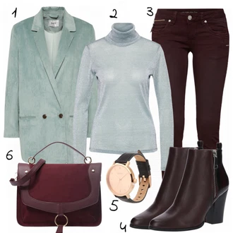 Outfit s Modrá Gang "Líza"