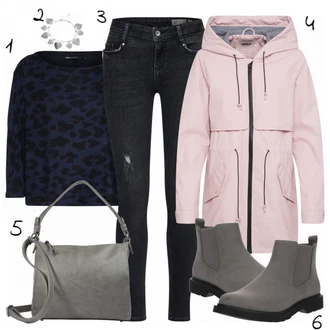 Outfit s Sportovní Bund Only "Láska"