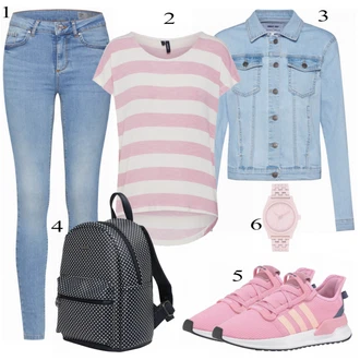 Outfit s Béžová Teniska Adidas Originals "Krásný"