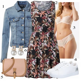 outfit mit Bela Superga Bugatti "Tvoja elegantna obleka"