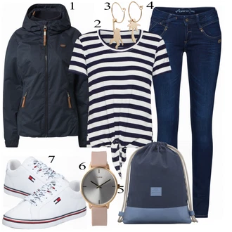 Podzim Outfit s Černá/Modrá/Bílá Kožená bunda/Push up Džín/Kožené Boty/Sweat Džíny/Džíny Regular Fit/Slim Fit Džíny/Kožená Pánská Bund/Zimní bunda Gang "MAJA"