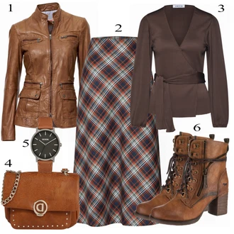 Ležérní outfity s Červená Šněrovací bota/Zimní bota/Nízká bota na podpatku Mustang, Červená Edited "MUSTANG boty na podpatku"