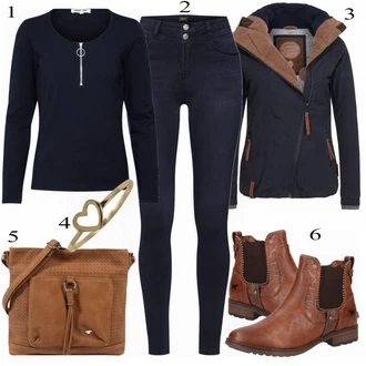 Outfit s Červená Kozačka Mustang "Mustang Kozačka"