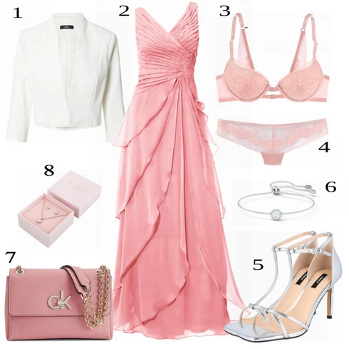 Kombinace Růžová/Béžová/Modrá Kalhotky/Kalhoty/Zvonová Kalhoty Lascana