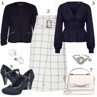 Outfit s Modrá Bota Na Podpatku Bugatti "Missguided Blůza"