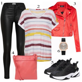Outfit s Modrá Teniska Nike Sportswear "Mixy"