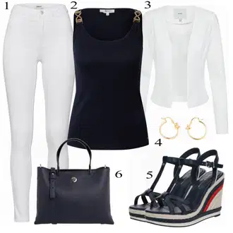 Krátké Velikosti Outfit s Bílá/Krémová Krátké Sako/Smokingové sako/Pletený Sako/Teplákový blejzr/Kožená Pánská Bund/Blejzrové Bund/Elegantní Sako/Blůzové Sako/Kožená bunda pro muže/Neformální Sako Ichi "Moderní Business Outfit"