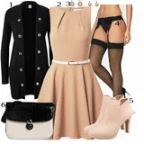 Letní outfity s punčochami nad kolena image