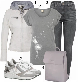 outfit "Modna poletna obleka"