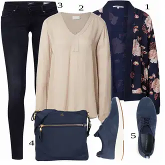 Outfit sa Plava Tenisica Timberland "Tvoj otmjeni outfit"