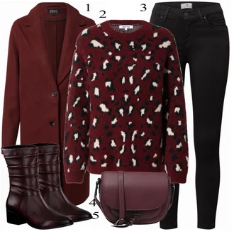 S páskem Outfit s Černá Termální Džíny/Kotníková Bota/Motorkářské Džíny/Kožené Boty/Dámské Džíny s Délkou 7/8/Kožená bunda/Zimní bunda/High Waist Džínové Kalhoty/Push up Džín LTB "Módní zimní look"