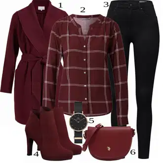 Outfit sa Crvena Bluza Only "Tvoj otmjeni outfit"