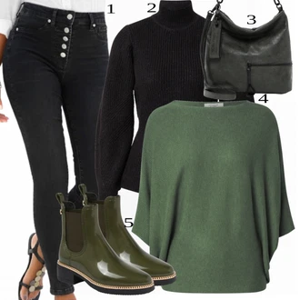 Outfit sa Crna Čizmica LEMON JELLY "Tvoj otmjeni outfit"