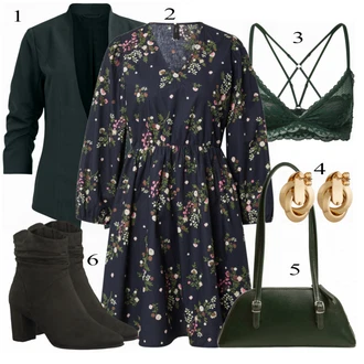 Outfit sa Crna Gaćice aerie "Tvoj otmjeni outfit"