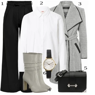 outfit mit Bela Plašč VERO MODA "1"