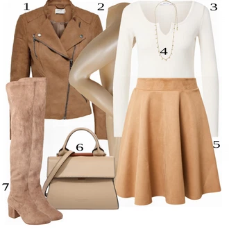 Jesenske Outfiti mit Rjava Krilo About You "1"