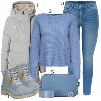 outfit mit Siva Plašč Ragwear "1"