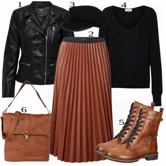 outfit mit Črna Usnjena Jakna Only "1"