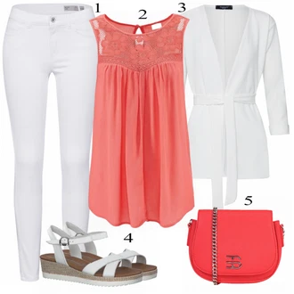 Krep Outfit s Růžová/Červená/Oranžová Krajkované tričko/Krajkový Top/Top Na Party/Krátký top/Halenka Bez Rukávů/Pánské boty Buffalo "Módní letní styl"