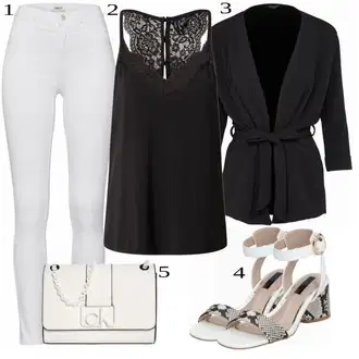 S páskem Outfit s Černá/Tmavě modrá/Tmavě šedá Kožená bunda pro muže/Oversize Sako/Blůzové Sako/Pletený Sako/Blejzrové Bund/Dlouhý Sako/Elegantní Sako/Kožená bunda/Boyfriend Sako/Kožená Pánská Bund/Krátké Sako/Teplákový blejzr Sisters Point "Módní letní styl"
