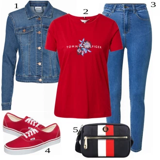 outfit mit Turkizna Denim Jakna Noisy may "Tvoj cool outfit"