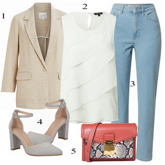 outfit mit Roza Torba za čez ramo Ted Baker "Tvoj cool outfit"