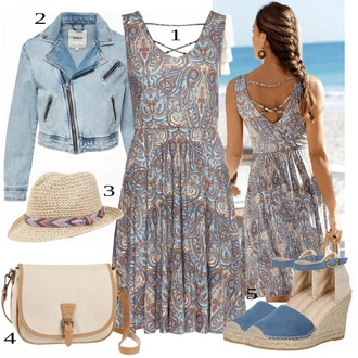 Outfity pro léto "Módní letní vzhled"