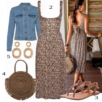 outfit mit Modra/Turkizna Denim Jakna VERO MODA "Tvoj cool outfit"