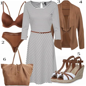 outfit mit Rdeča Nedrček HUNKEMÖLLER "Tvoj cool outfit"