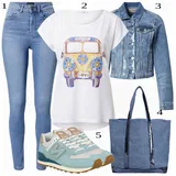Tally Weijl Denim Jakne outfiti za dame image