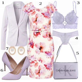 Outfit s Šedá Bota Na Podpatku Steve Madden "Slavnostní jarní outfity"