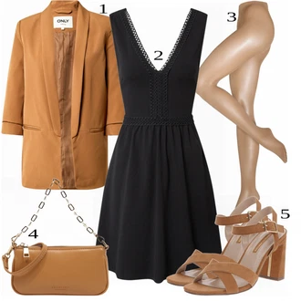 Outfit s Košilové šaty About You "Elegantní vzhled"