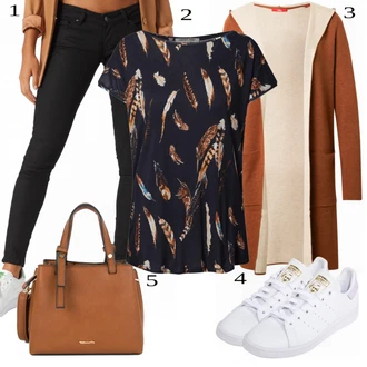 Ležérní outfity s Červená S.Oliver "Módní Ležérní outfit"