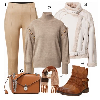 Outfit s Červená/Hnědá/Oranžová/Béžová Kozačka Kožená kotníková bota/Vintage Kotníková Bota/Kotníková Bota s Podšívkou/Plochá Kotníková Bota/Motorkářská bota/Bojová Bota Rieker "Módní Ležérní Outfit"