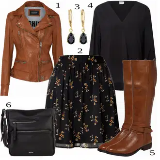 outfit mit Črna Torba za čez ramo Tamaris "Modna priložnostna oblačila"