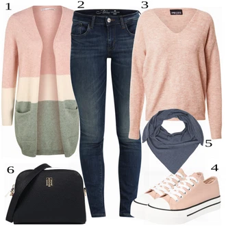 Outfit s Svetrové Šaty/Dlouhá tylová sukně/Pletený Oděv/Dlouhý Zimní Kabát/Dlouhé Šaty Pieces "Módní Ležérní Outfit"