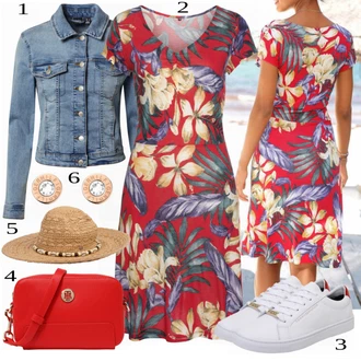 outfit mit Siva Superga Tommy Hilfiger "Tvoj cool outfit"