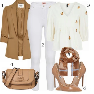 Outfit s Hnědá Bota Na Podpatku Steve Madden "Módní jarní Outfit"