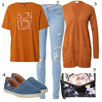 outfit mit Turkizna Čevlj Verbenas "Modna pomladna oblačila"