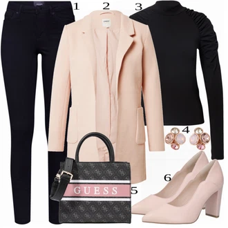 Outfit sa Siva Obuća Caprice "Modni Prolećni Outfit"