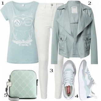 Outfit sa Siva Traper Jakna ESPRIT "Modni Prolećni Outfit"
