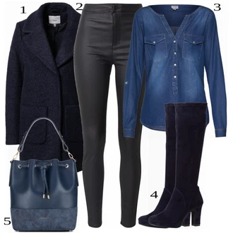 outfit mit Modra Srajca JdY "Modna pomladna oblačila"