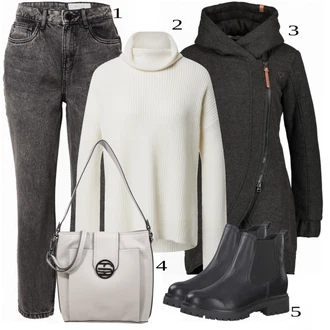 Zimske Outfiti mit Črna Alife and Kickin "Zimska outfit"