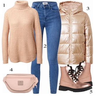 Dlouhé / Maxi Outfit "Módní zimní Outfit"